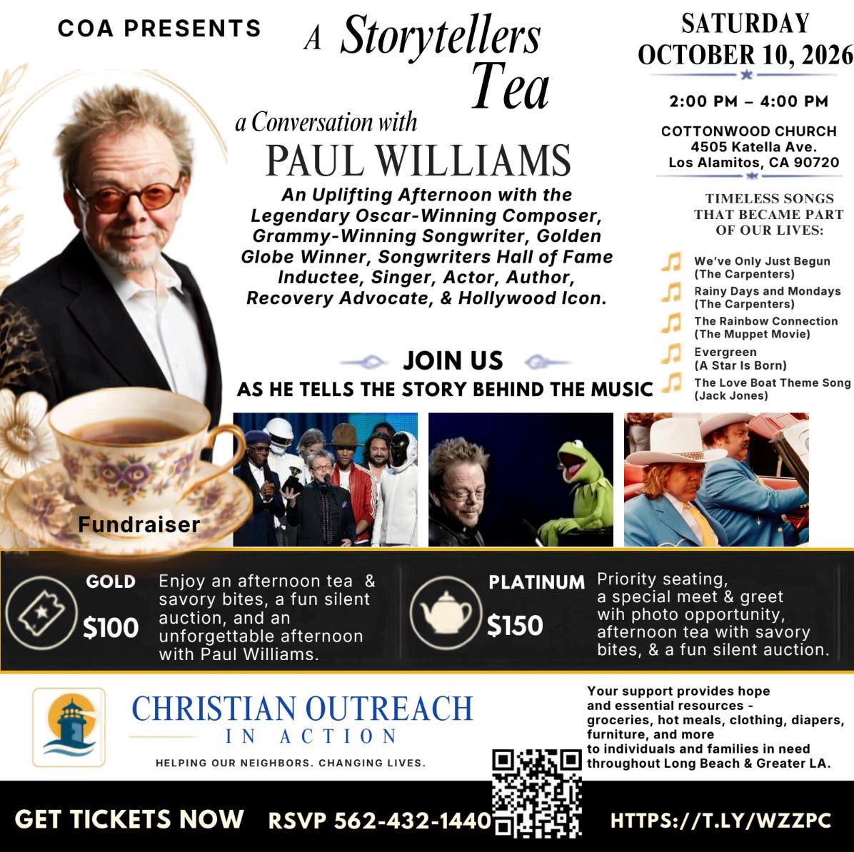 Storytellers Tea with Paul Williams