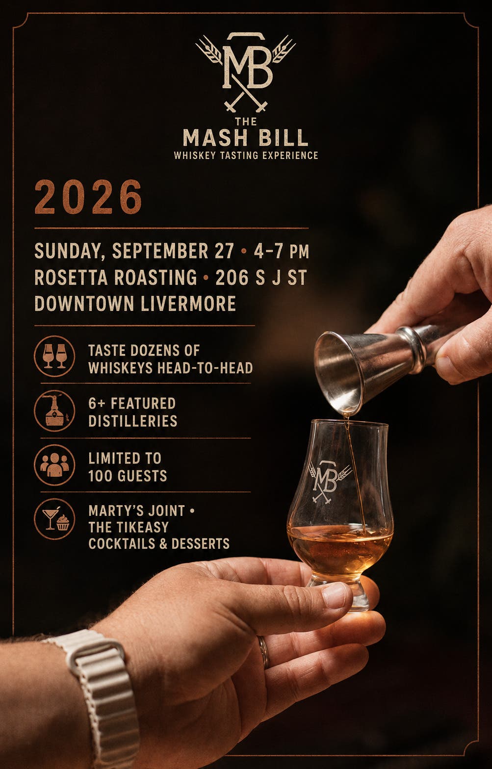 The Mash Bill Whiskey Tasting Experience