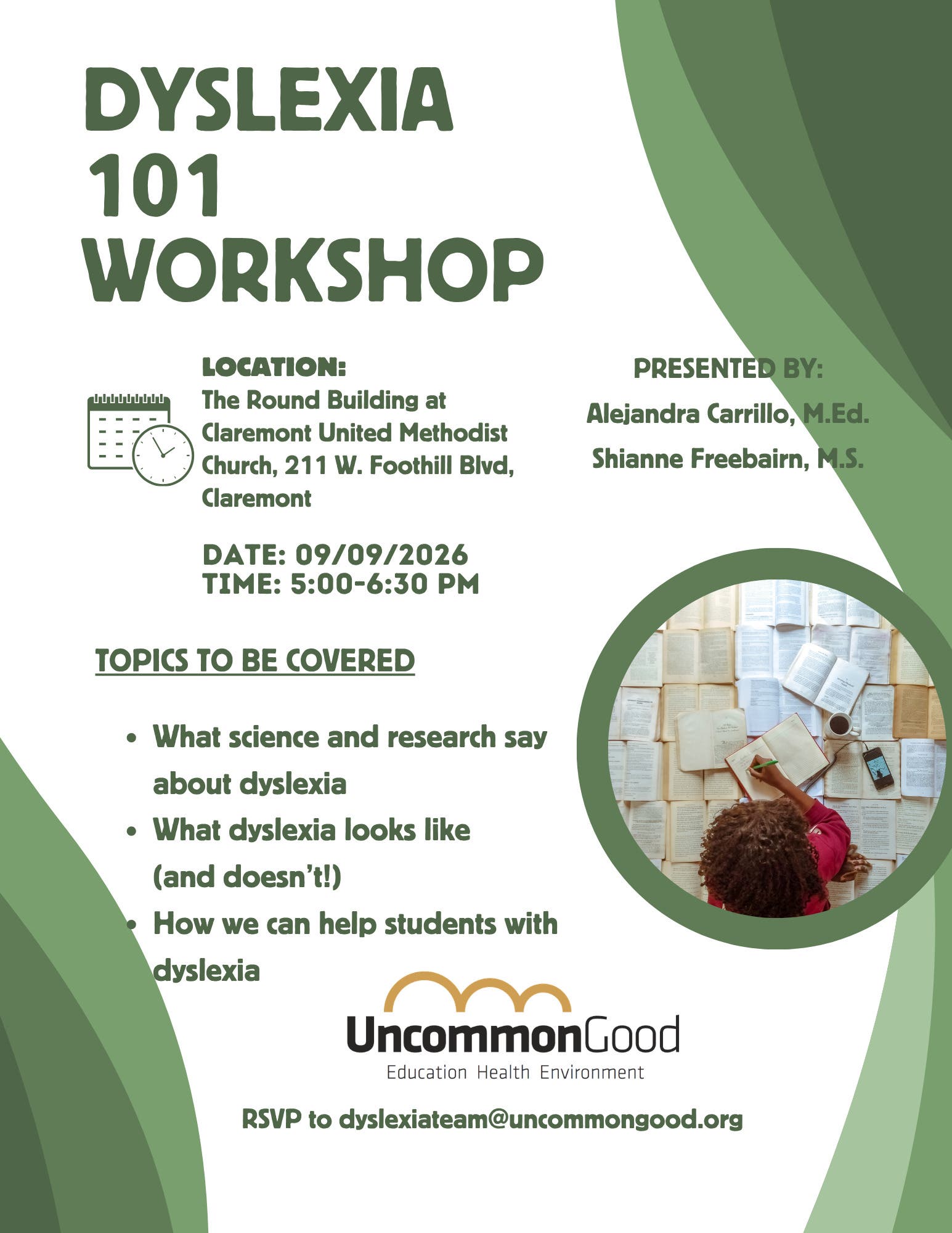 Dyslexia 101 Workshop