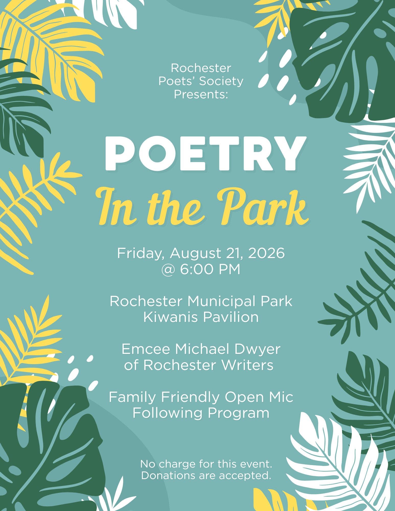 Poetry In The Park