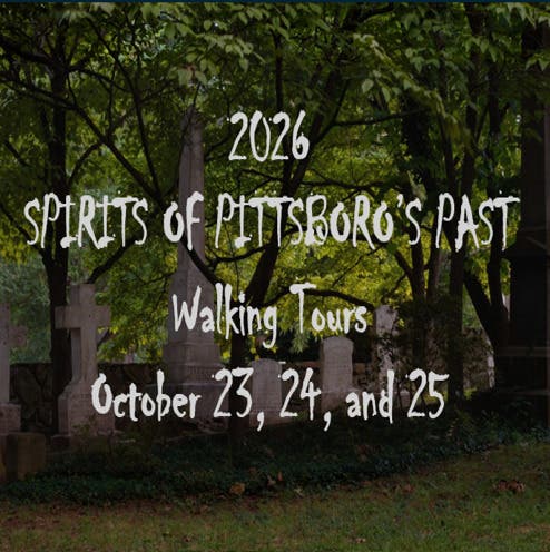 Spirits of Pittsboro's Past Walking Tours