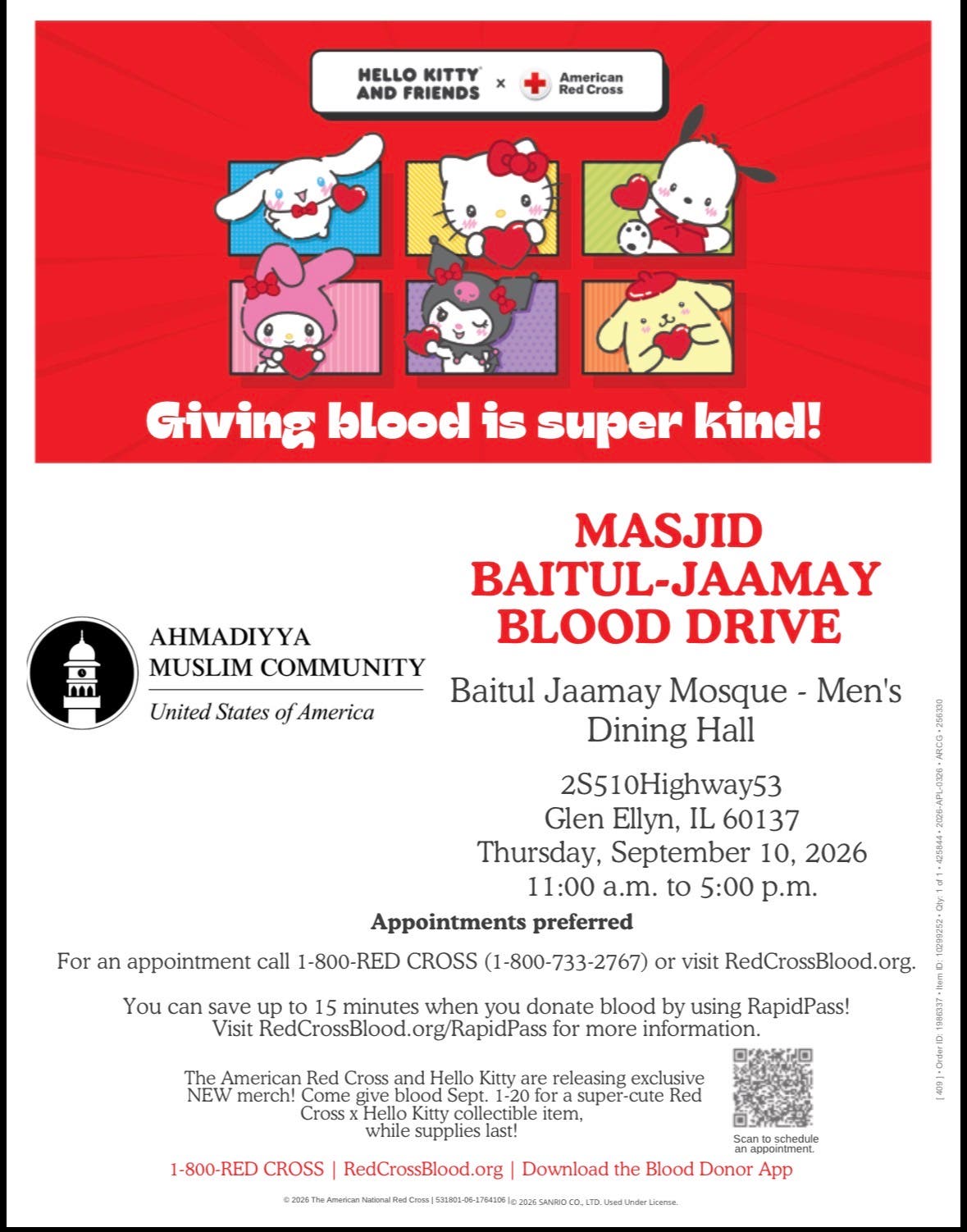 Masjid Baitul-Jaamay Blood Drive