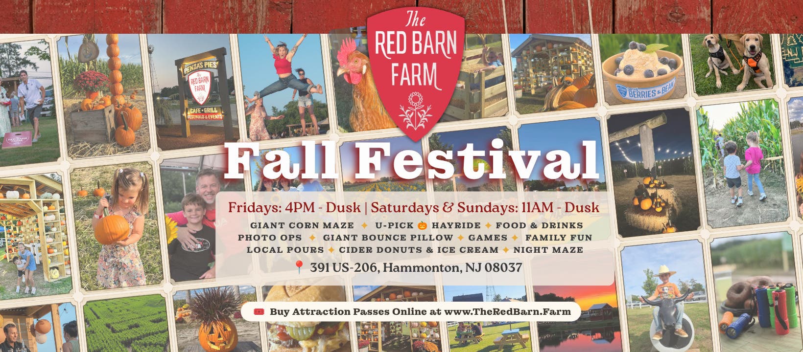 🍂🎃 Fall Festival Sunday at The Red Barn Farm in Hammonton NJ!
