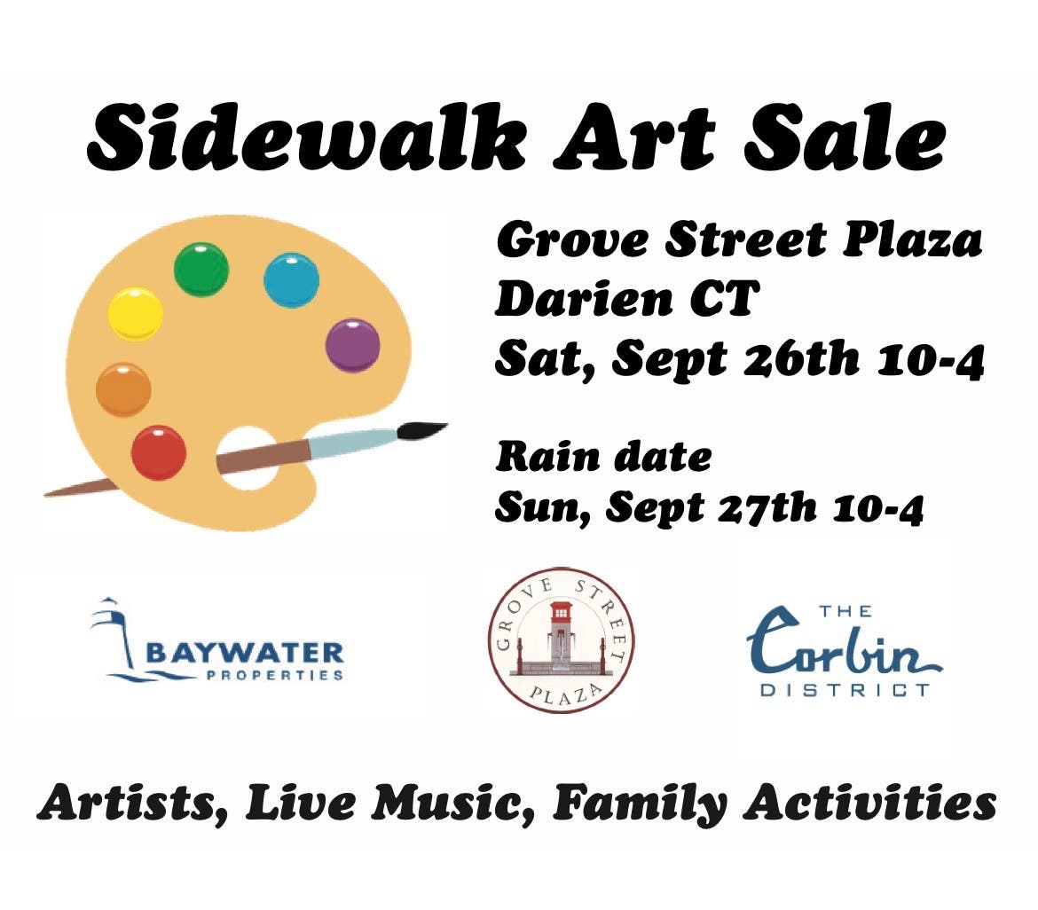 Grove Street Plaza Sidewalk Art Sale