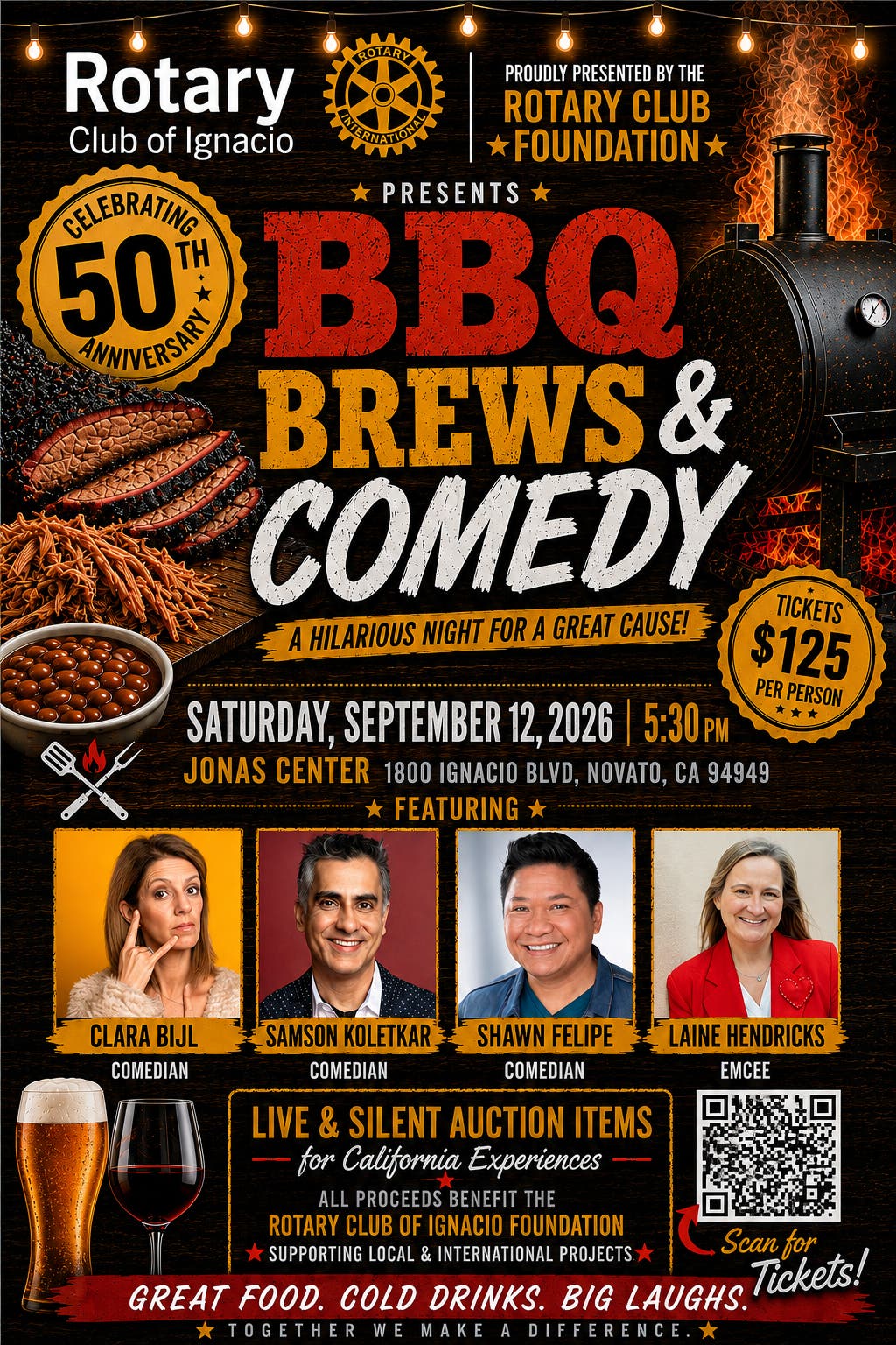 BBQ Brews & Comedy