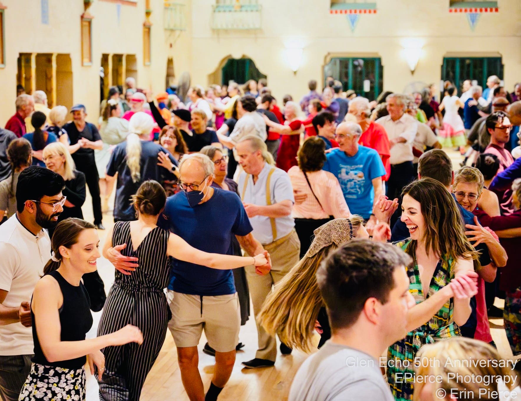 Contra Dance to delightful live music, excellent callers and friendly community
