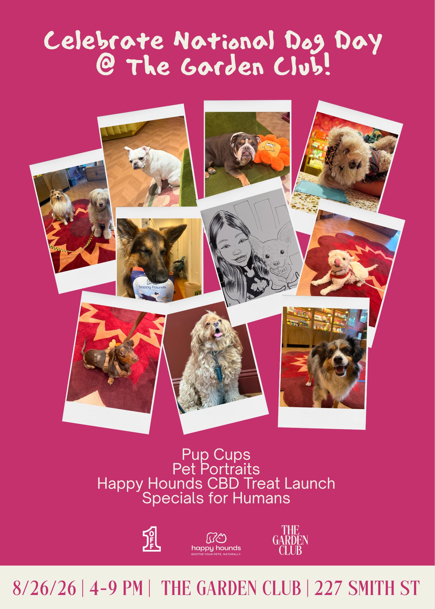 Celebrate National Dog Day at The Garden Club