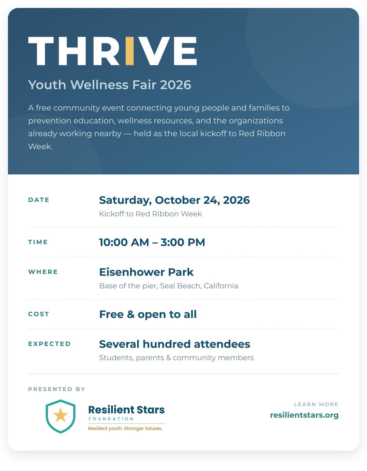Thrive Youth Wellness Fair 2026