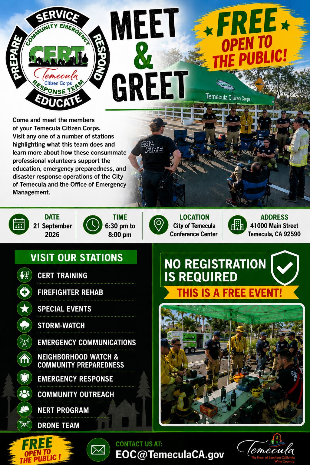 Temecula Citizen Corps - Meet & Greet