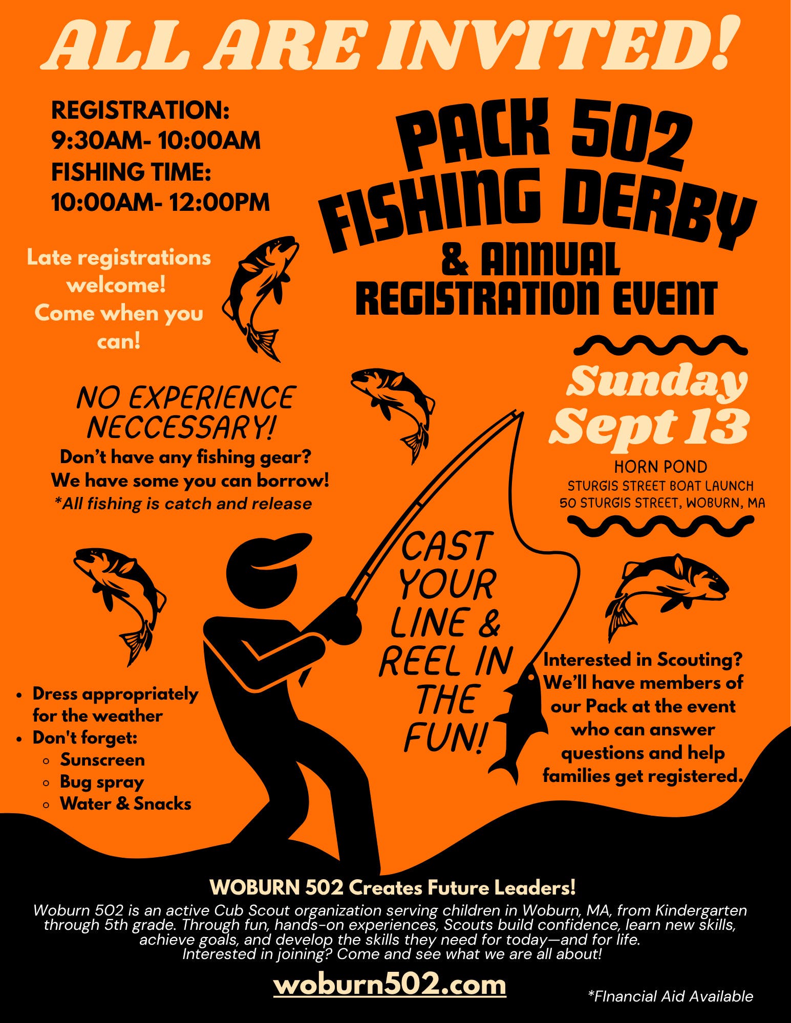 Fishing Derby & New Scout Registration