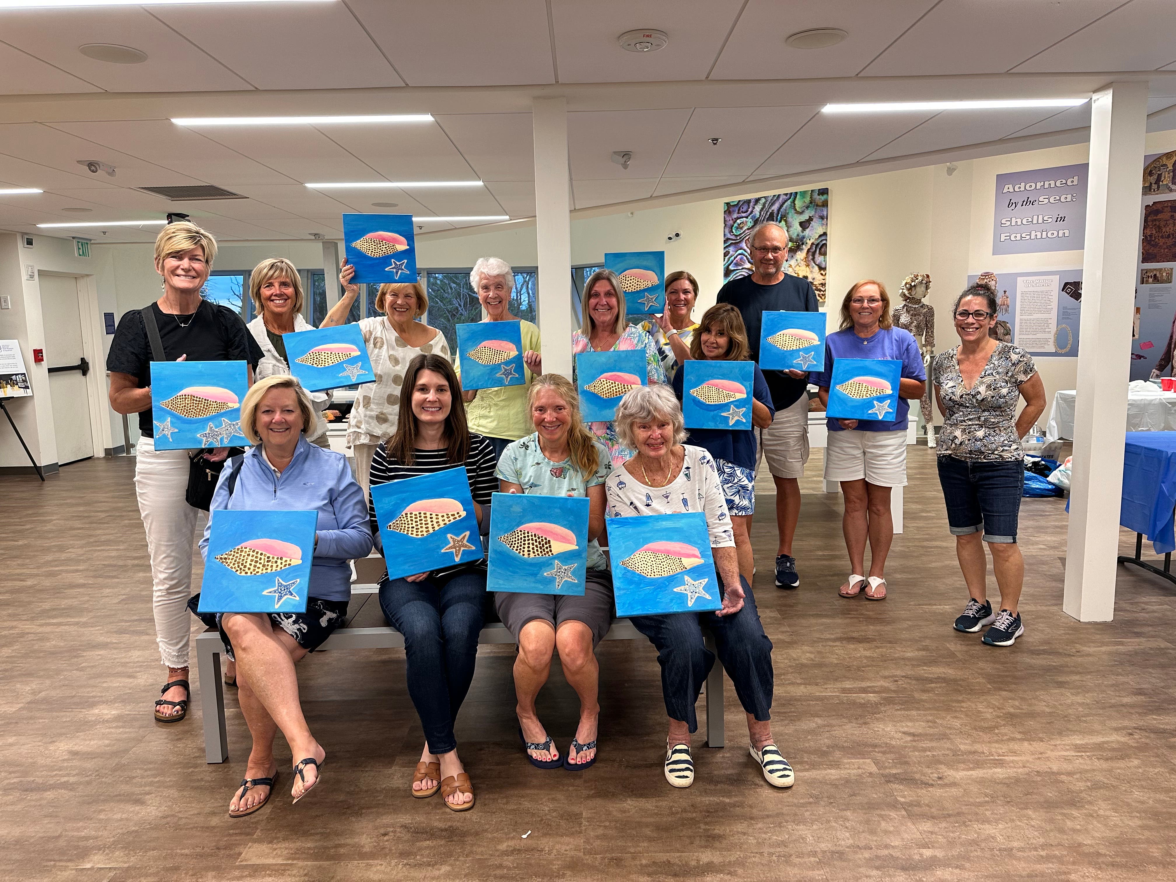 Paint & Sip in the Galleries 