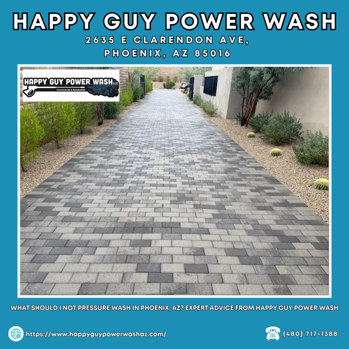 What Should I Not Pressure Wash in Phoenix, AZ? Expert Advice From Happy Guy Power Wash