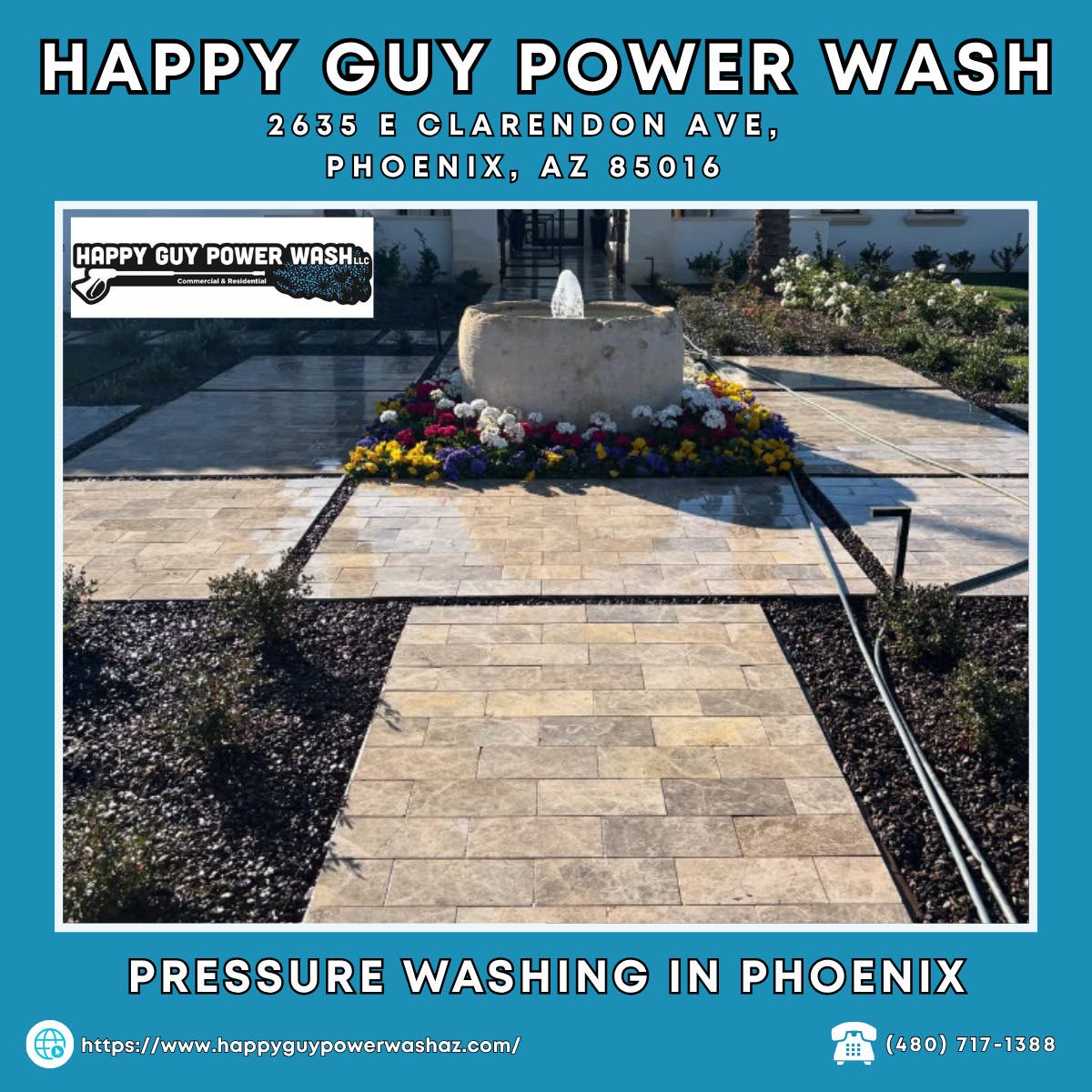 Pressure Washing in Phoenix - Happy Guy Power Wash