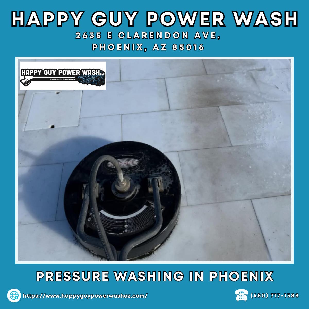Pressure Washing in Phoenix - Happy Guy Power Wash