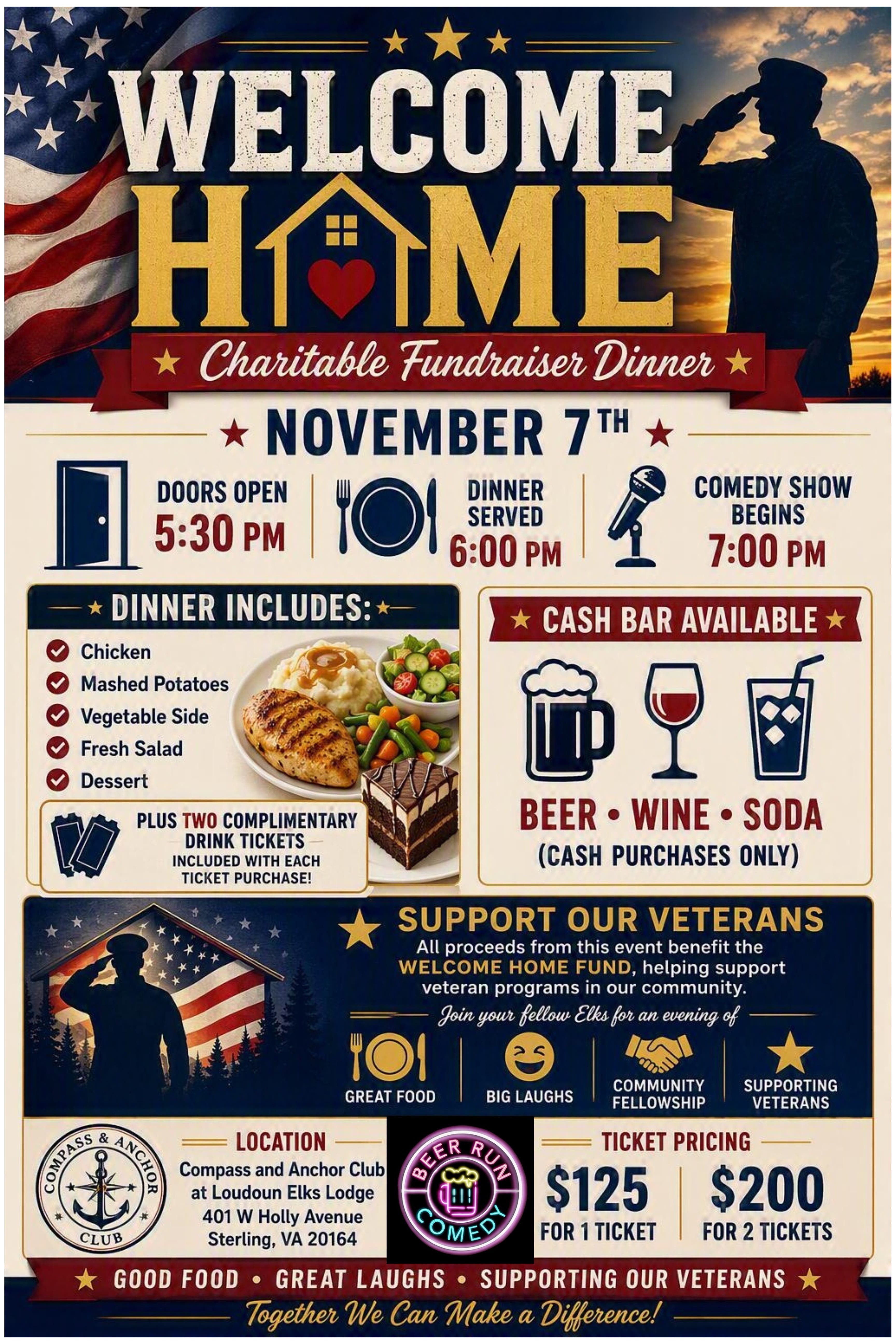 Comedy for a Cause: Supporting Our Veterans One Laugh at a Time