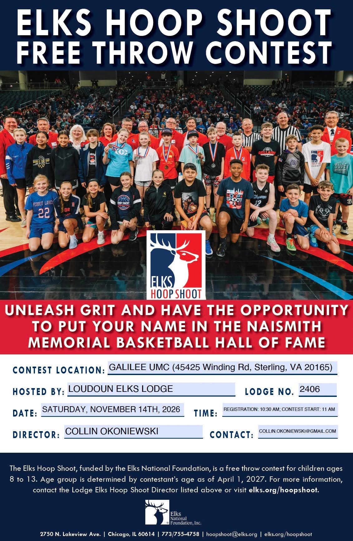 Elks Hoop Shoot Free Throw Contest