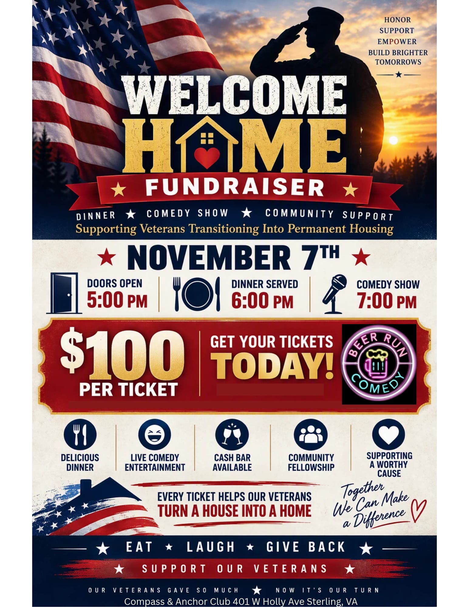 Support our Veterans - Welcome Home Fundraiser
