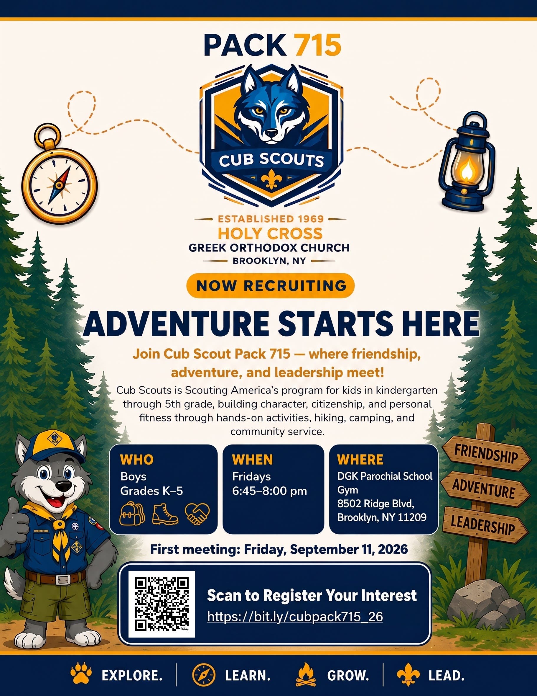 Bay Ridge & Dyker Heights Parents! Join Pack 715 Cub Scouts