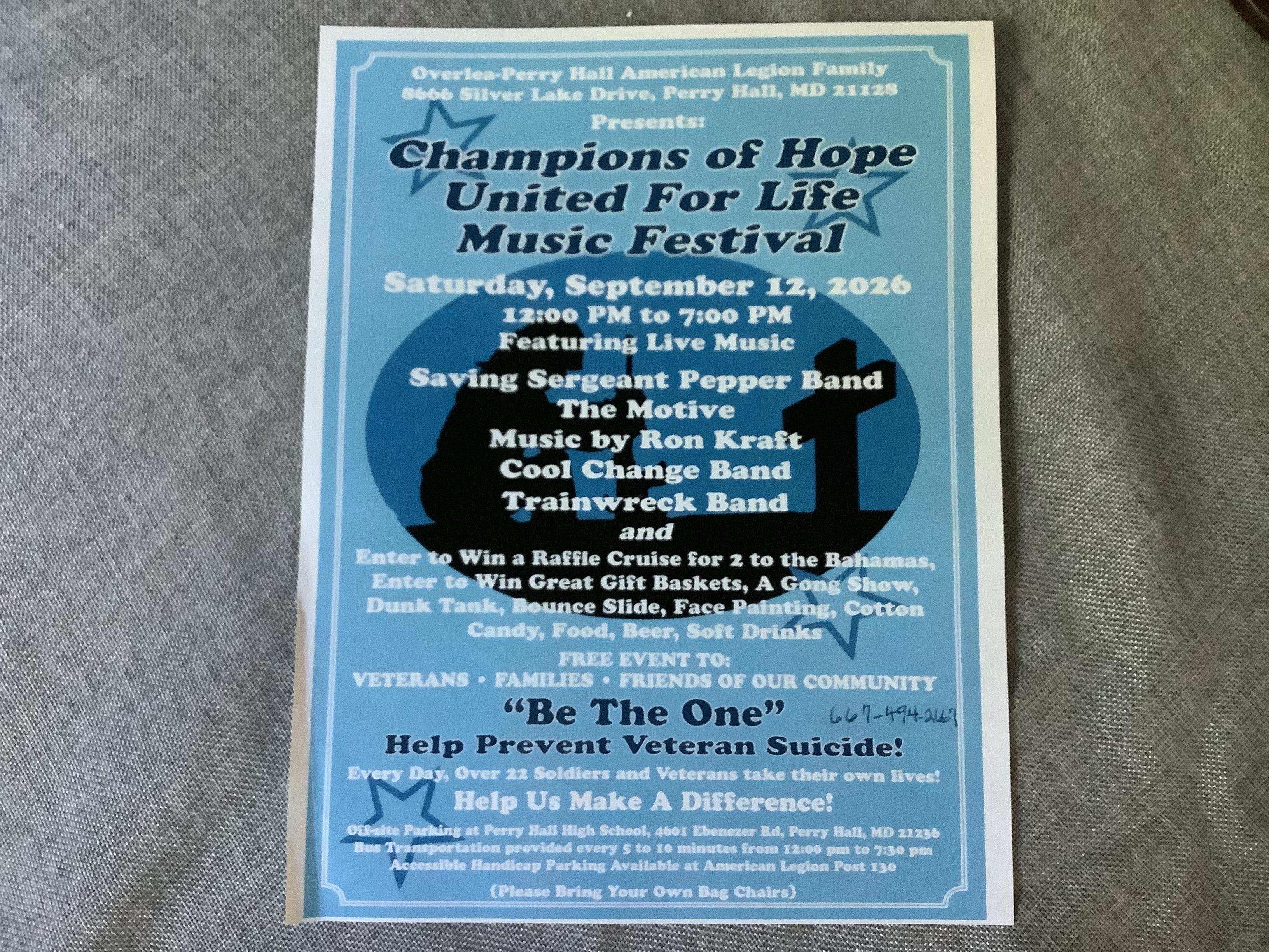 Champions of Hope United For Life Music Festival