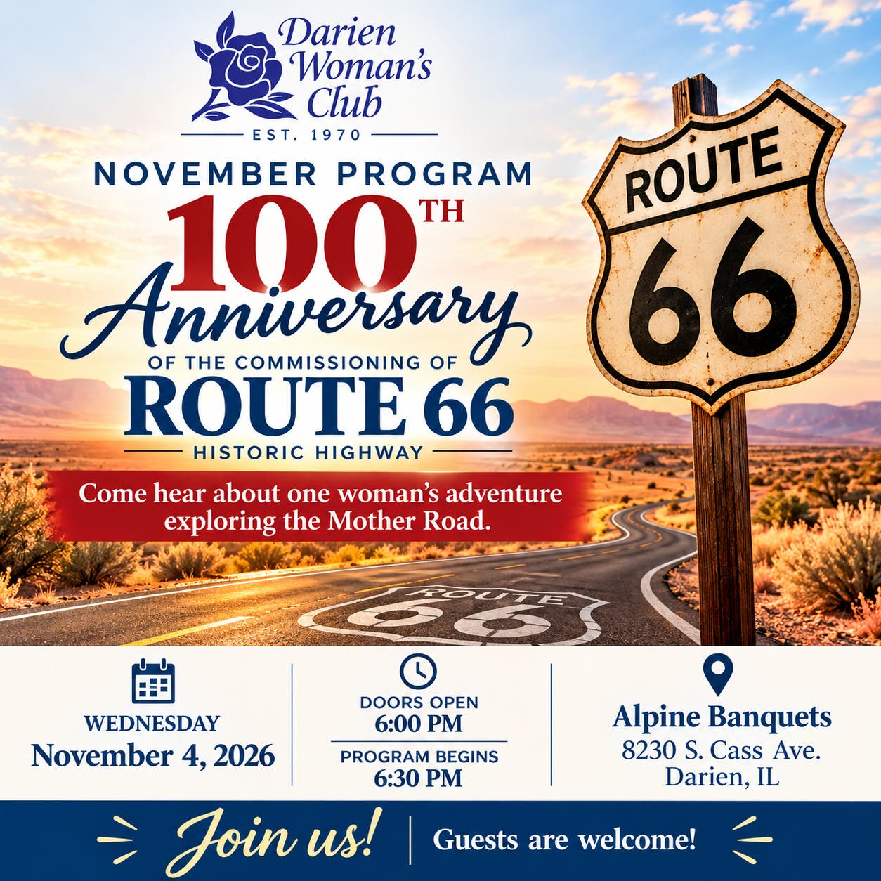 100th Anniversary of the Commissioning of Route 66