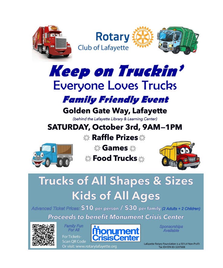 Keep on Trucking- Family Event 