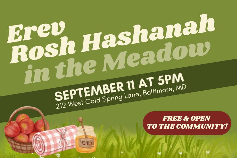 Erev Rosh Hashanah in the Meadow