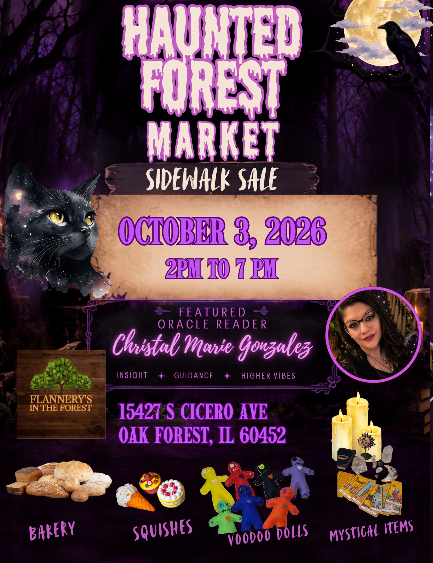 Haunted Forest Sidewalk Market