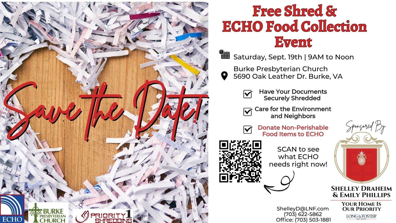 Free Shred & ECHO Food Collection Event