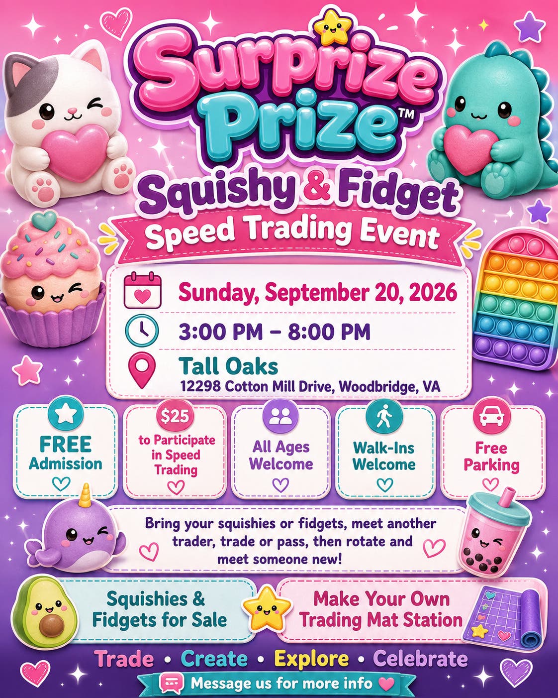 Squishy & Fidget Speed Trading Event