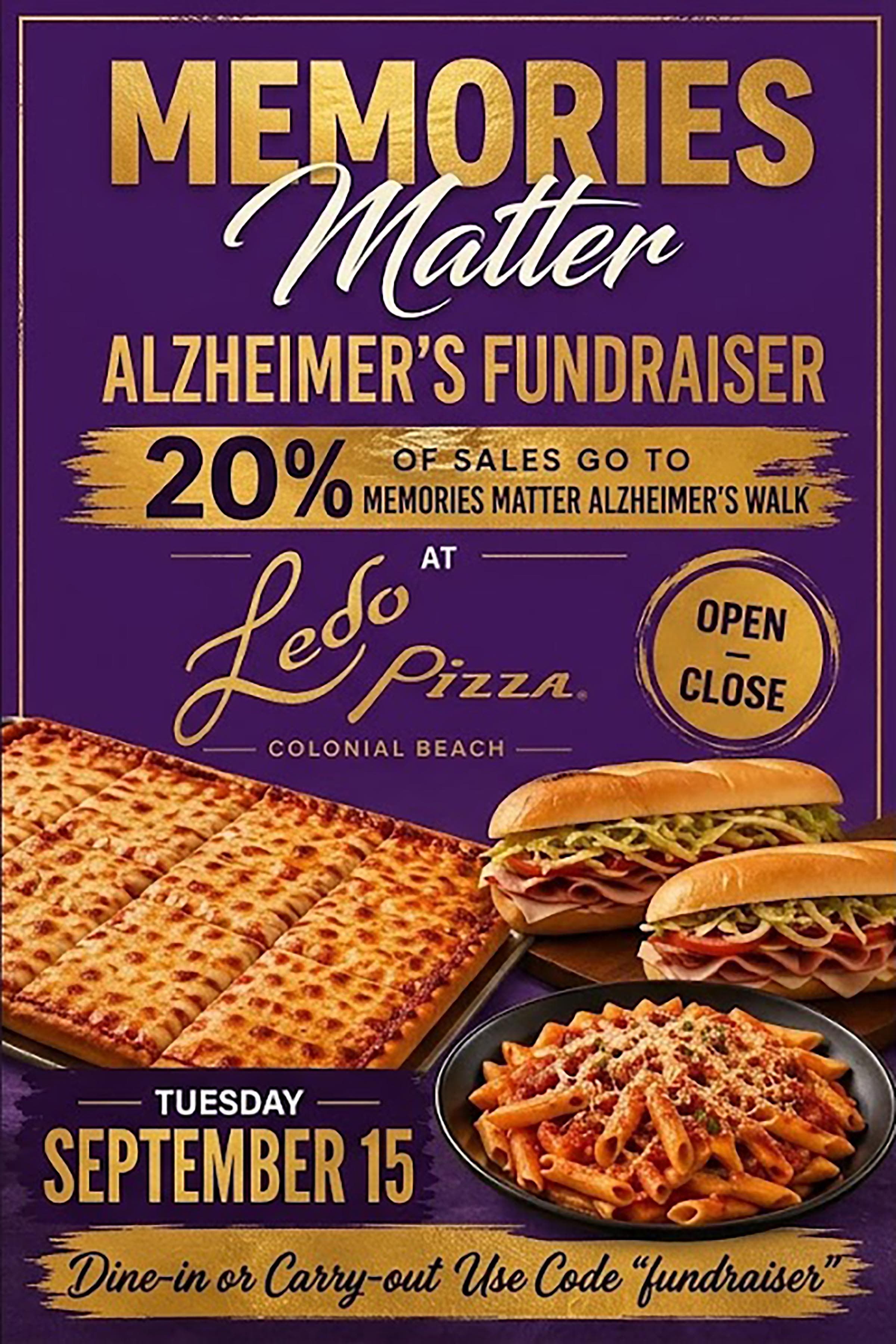 Memories Matter Alzheimer's Fundraiser