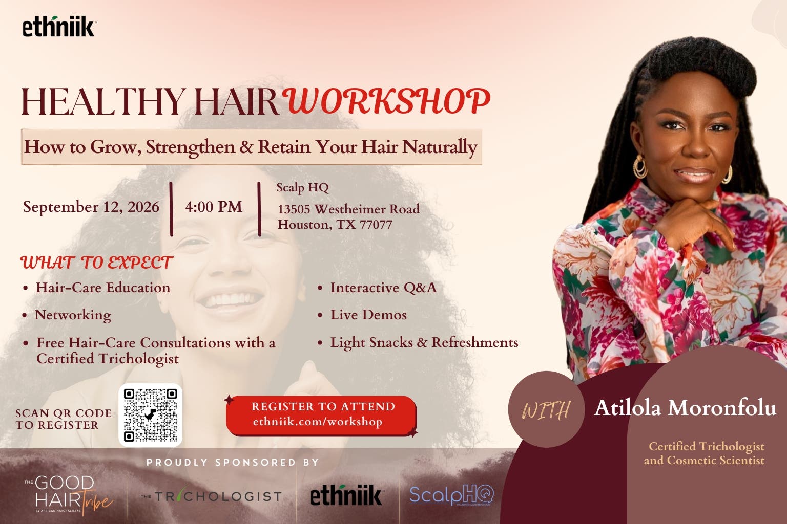Healthy Hair Workshop - How to grow, strengthen and retain your hair naturally