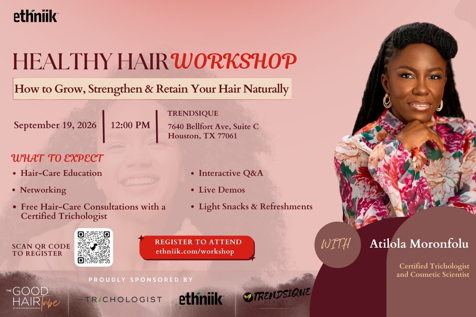 Healthy Hair Workshop - How to grow, strengthen and retain your hair naturally