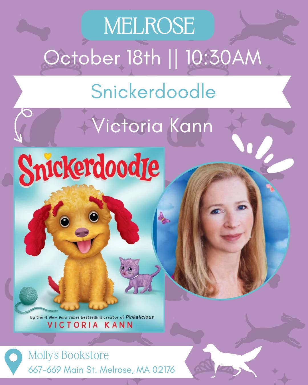 Author Event "Snickerdoodle" with Victoria Kann