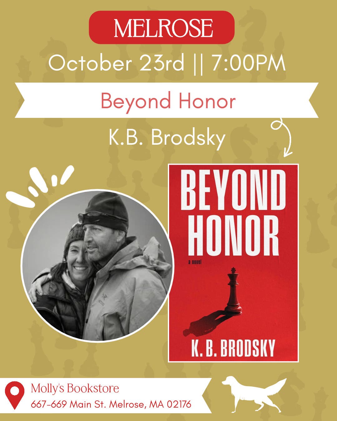 Author Event "Beyond Honor" with K.B. Brodsky