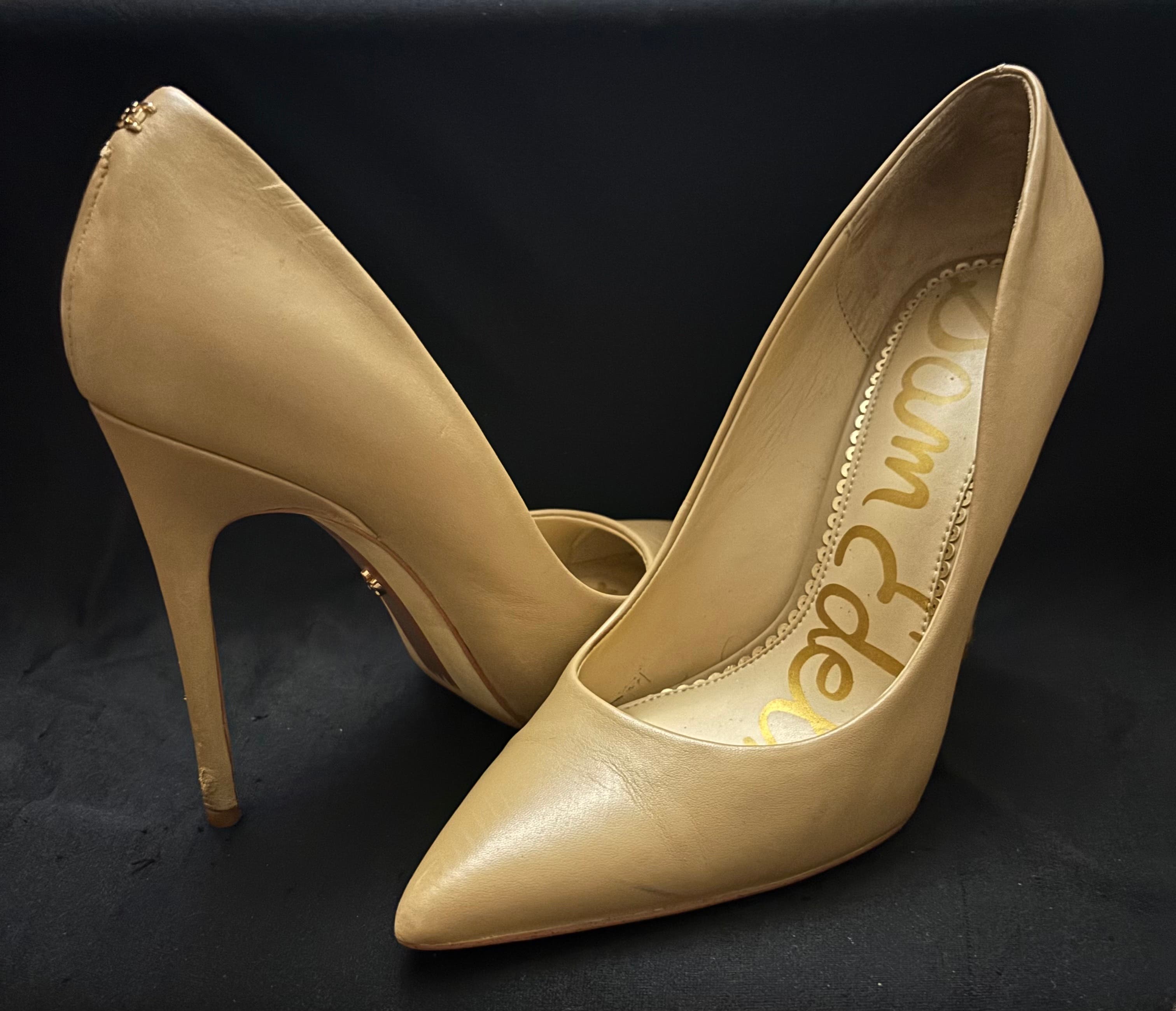 Sam Edelman classic leather pointed-toe pumps