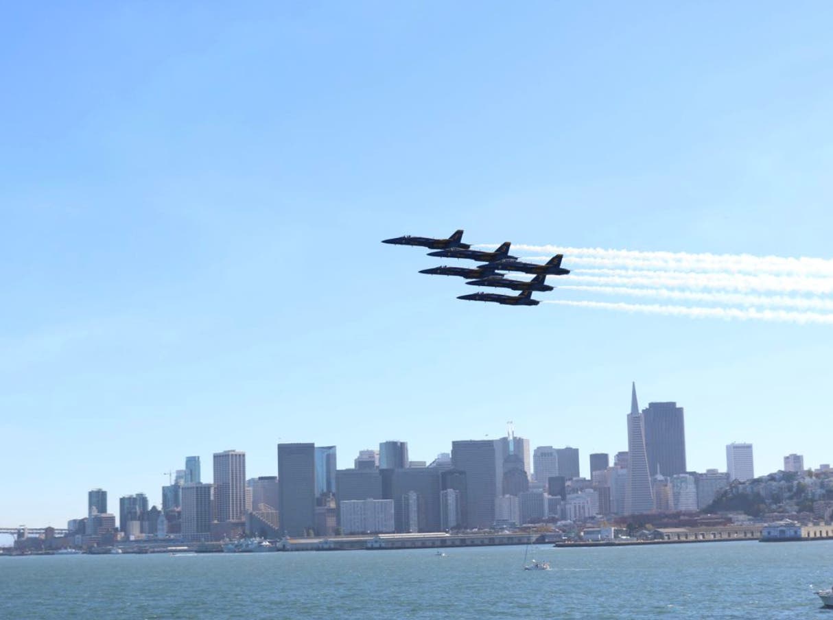 Fleet Week Lunch on the California Hornblower