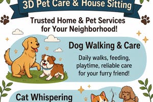 3D Pet Care & House Sitting