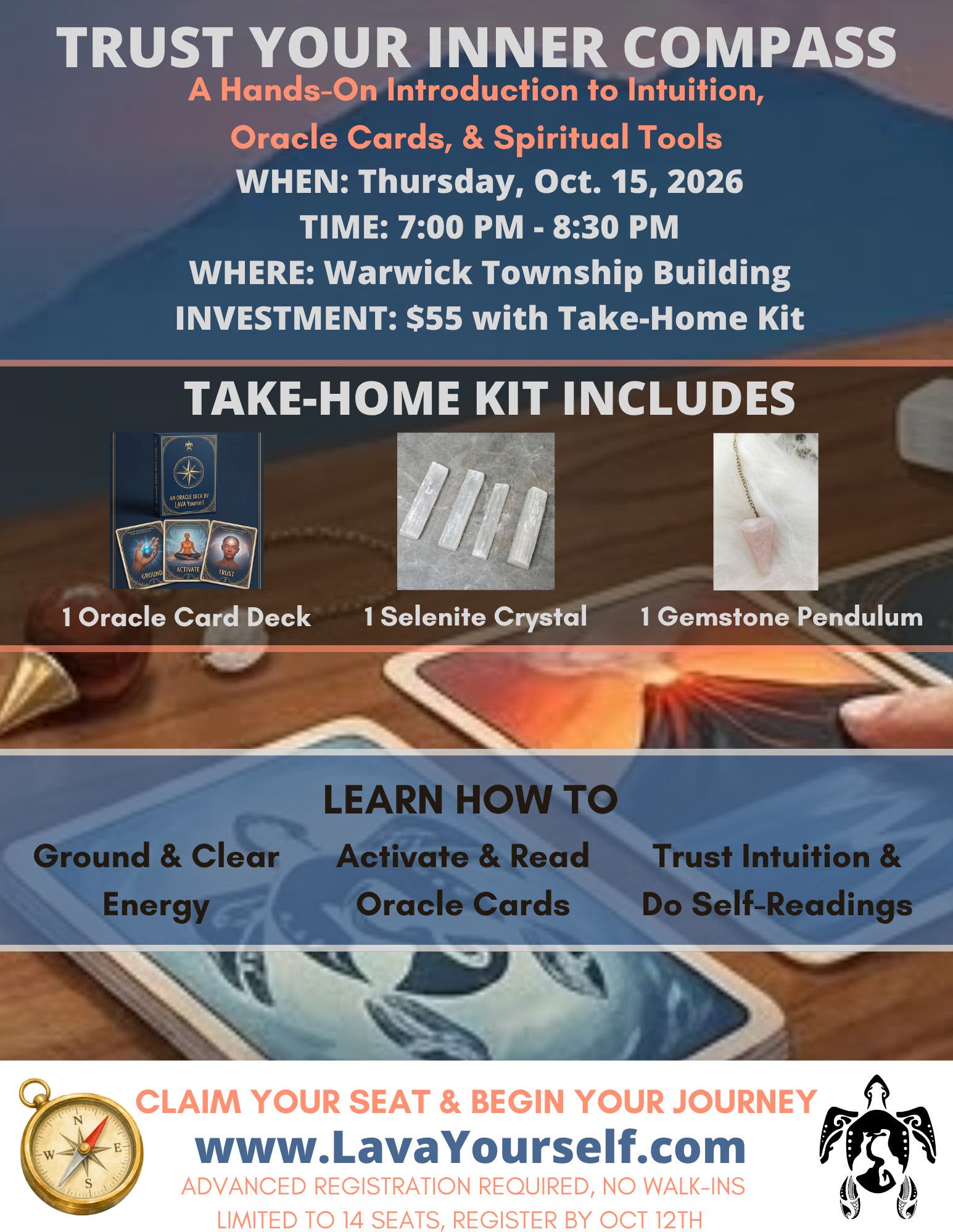 Energy Healing/Intuition Workshop: Trust Your Inner Compass