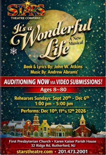 A New Theatre Company Brings Holiday Magic — and Opportunity to Rutherford!