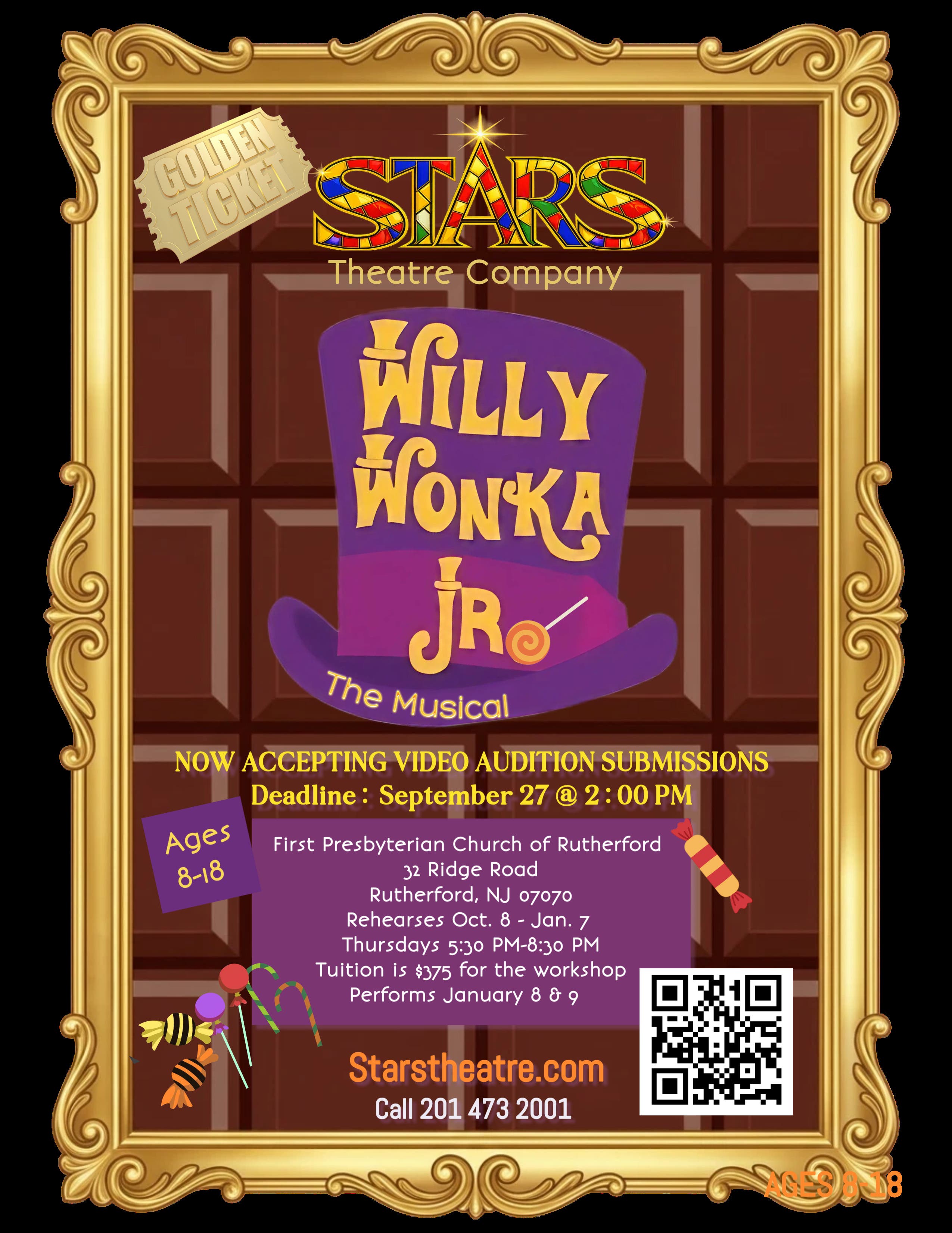 Willy Wonka Jr. Virtual Auditions 