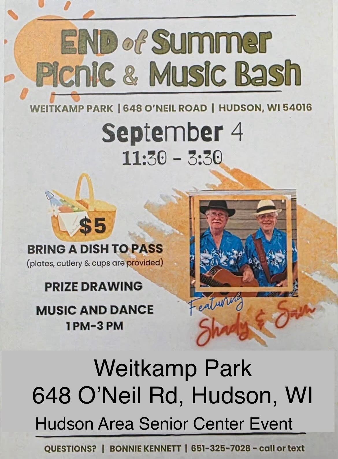 End of Summer Picnic & Music Bash