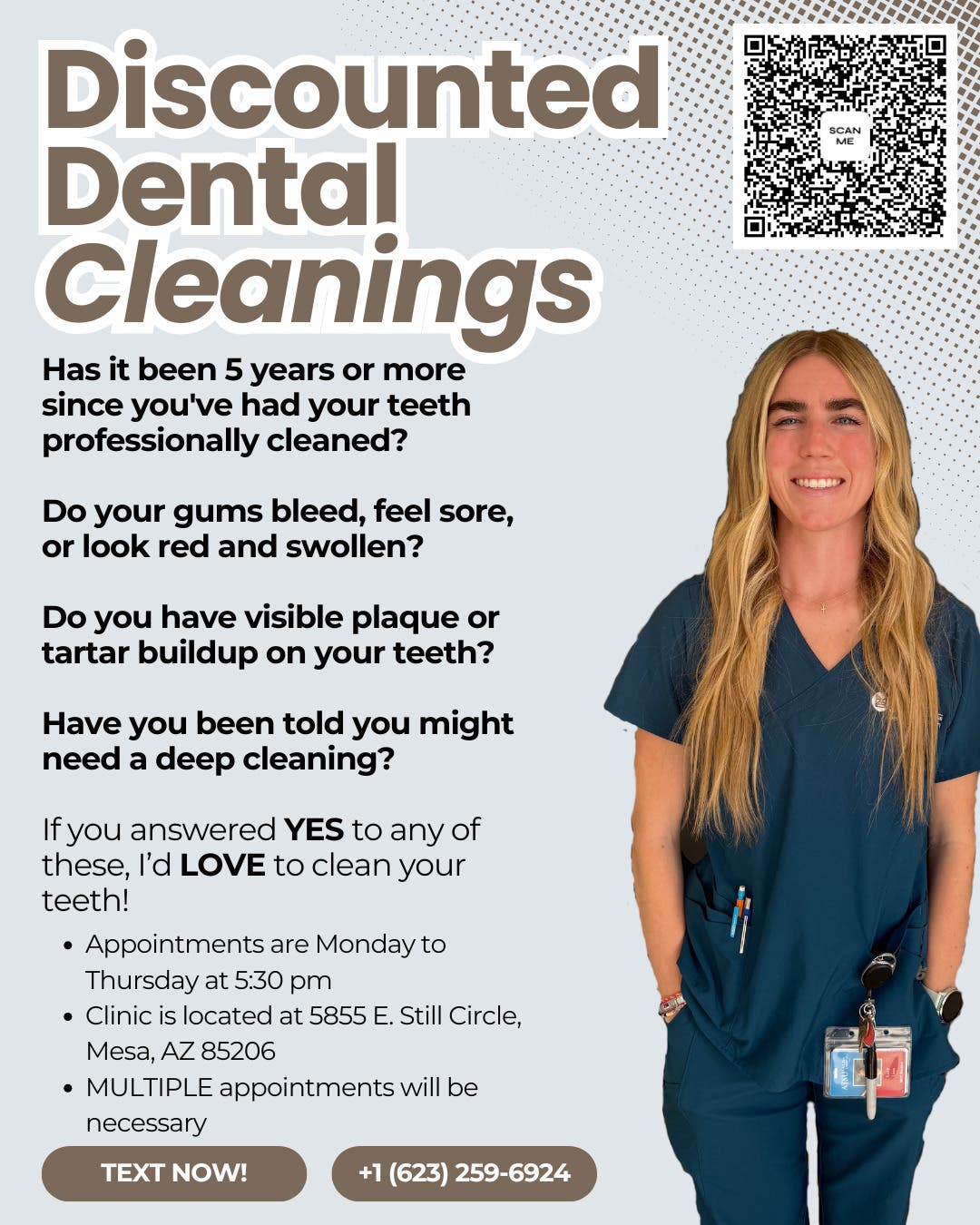 Discounted Dental Cleanings!