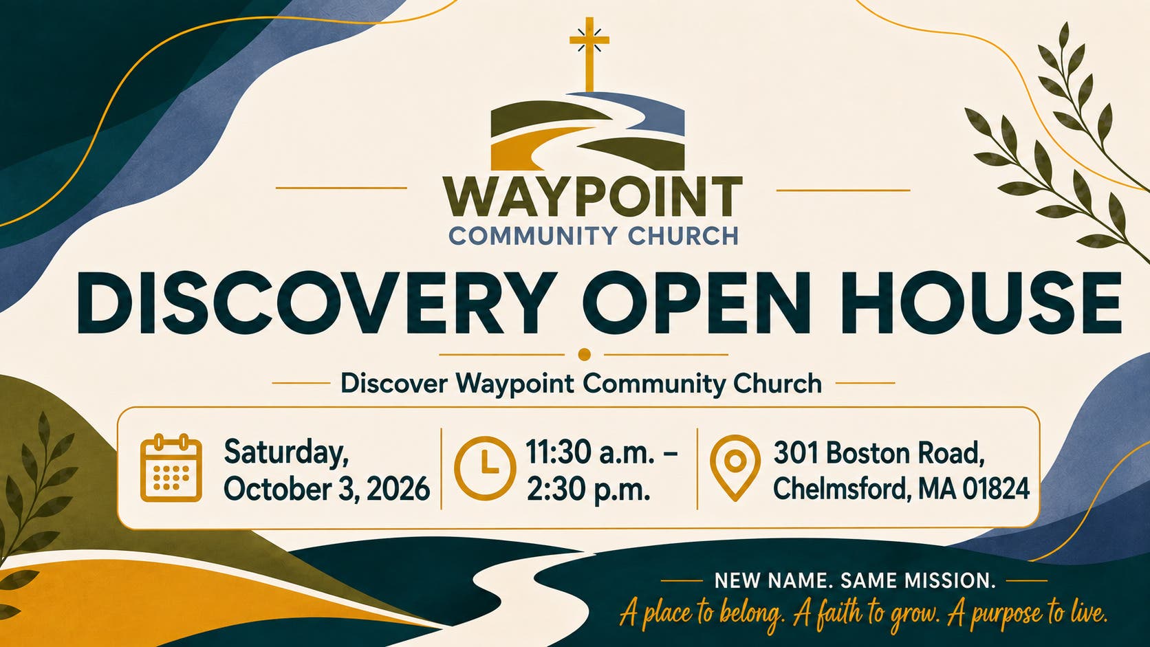 Waypoint Community Church Open House event