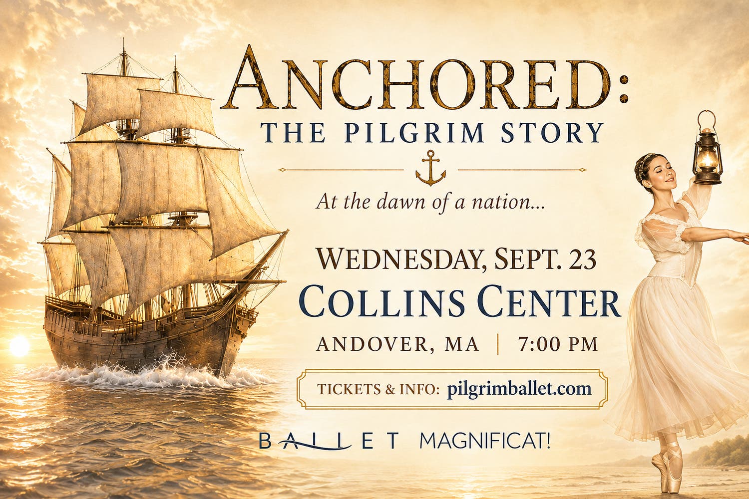Ballet Magnificat! Performs Anchored: The Pilgrim Story