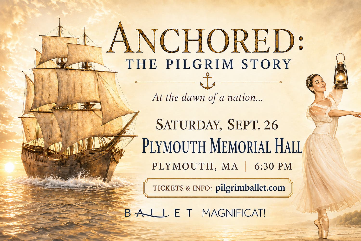 Ballet Magnificat! Performs Anchored: The Pilgrim Story