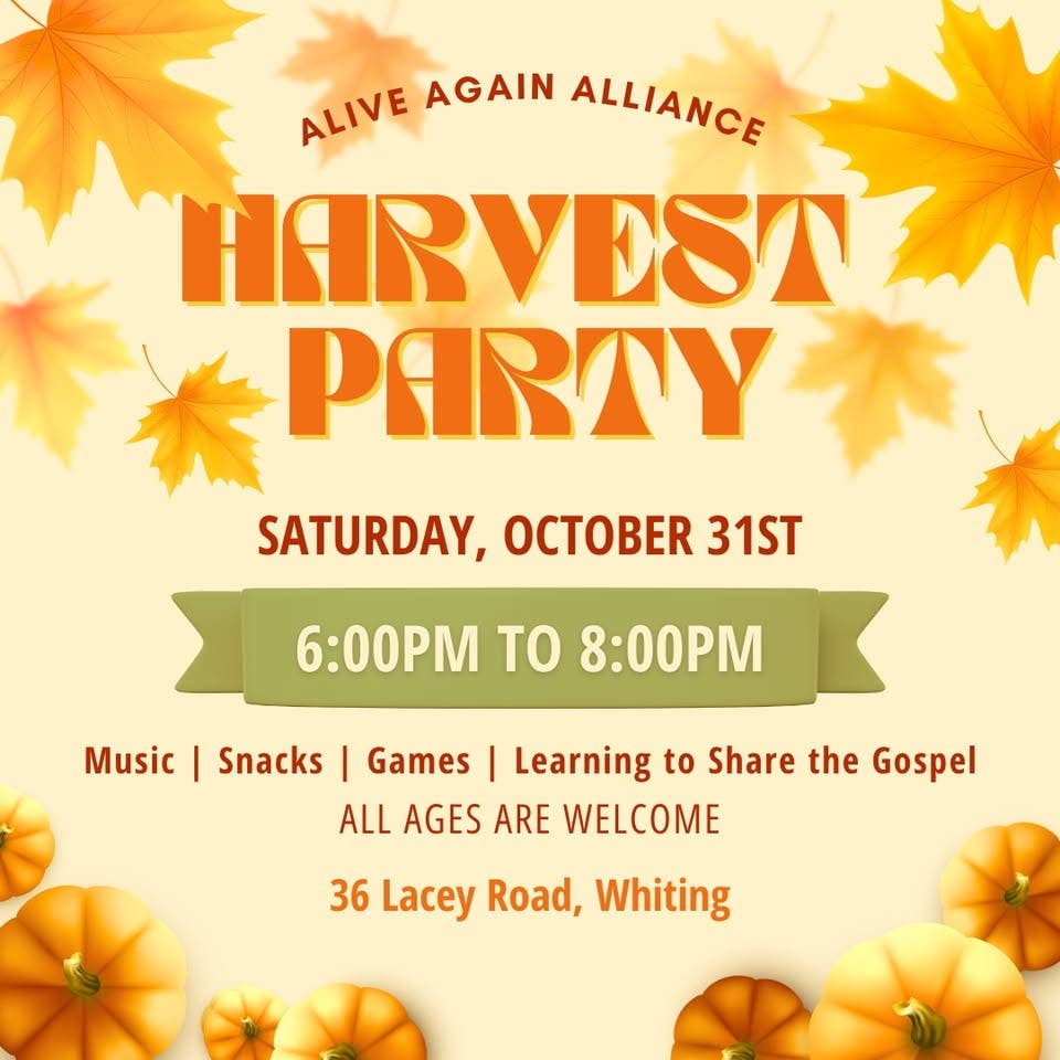 Alive Again Alliance Harvest Party