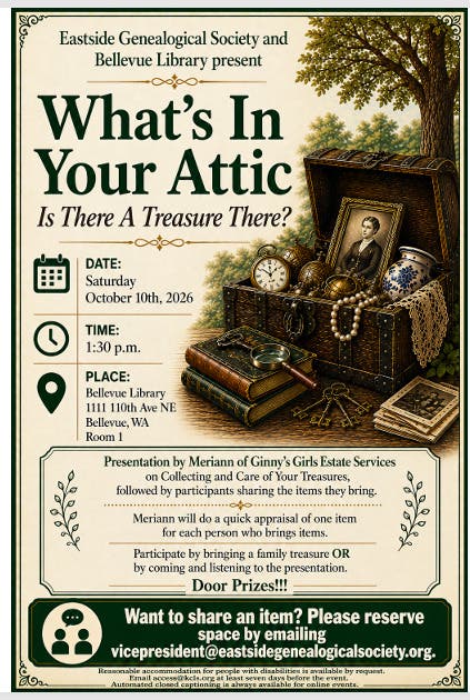 What's In Your Attic - Is There a Treasure There?