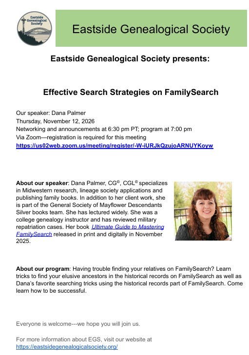 Effective Search Strategies on FamilySearch