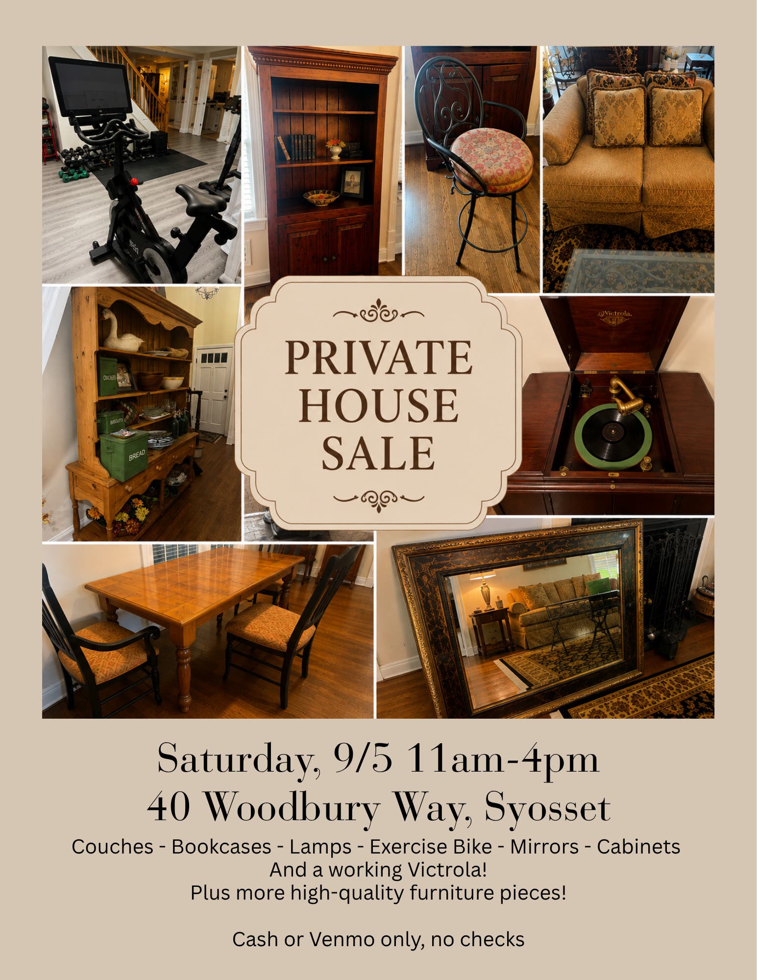 Syosset -- Private Home Sale!