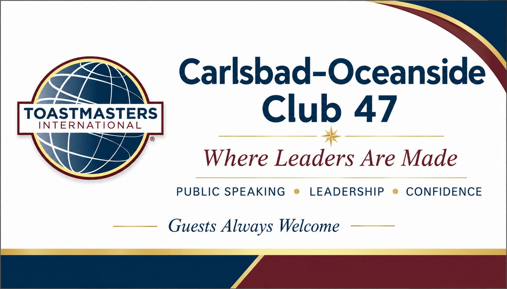 Free Open House: Carlsbad-Oceanside Toastmasters